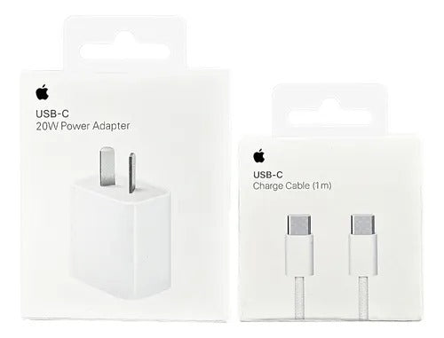 Combo Cargador + Cable Apple
